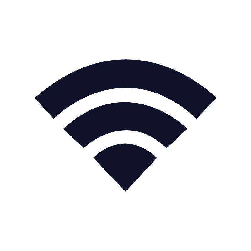 Wifi and Networks Blue Icon